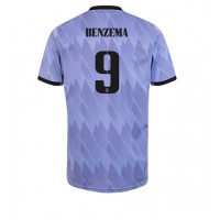 Dres Real Madrid Karim Benzema #9 Gostujuci 2022-23 Kratak Rukav